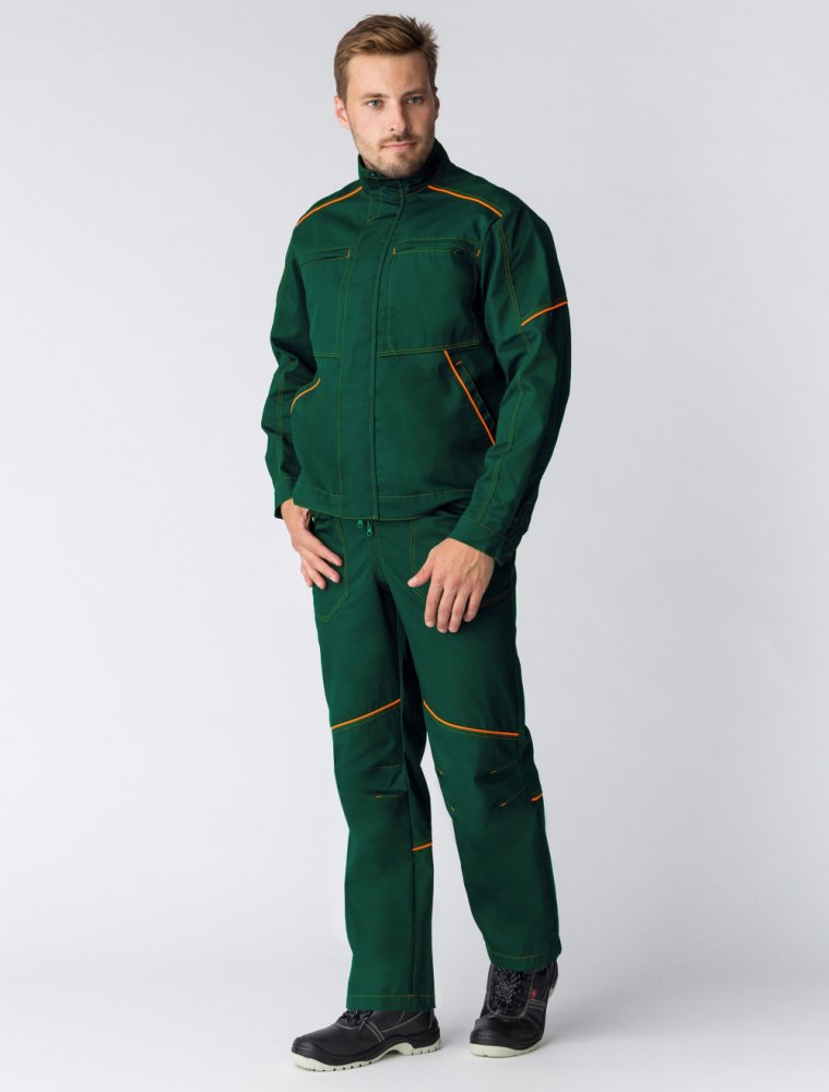 Костюм Престиж NEW (тк.Смесовая,240) п/к, т.зеленый