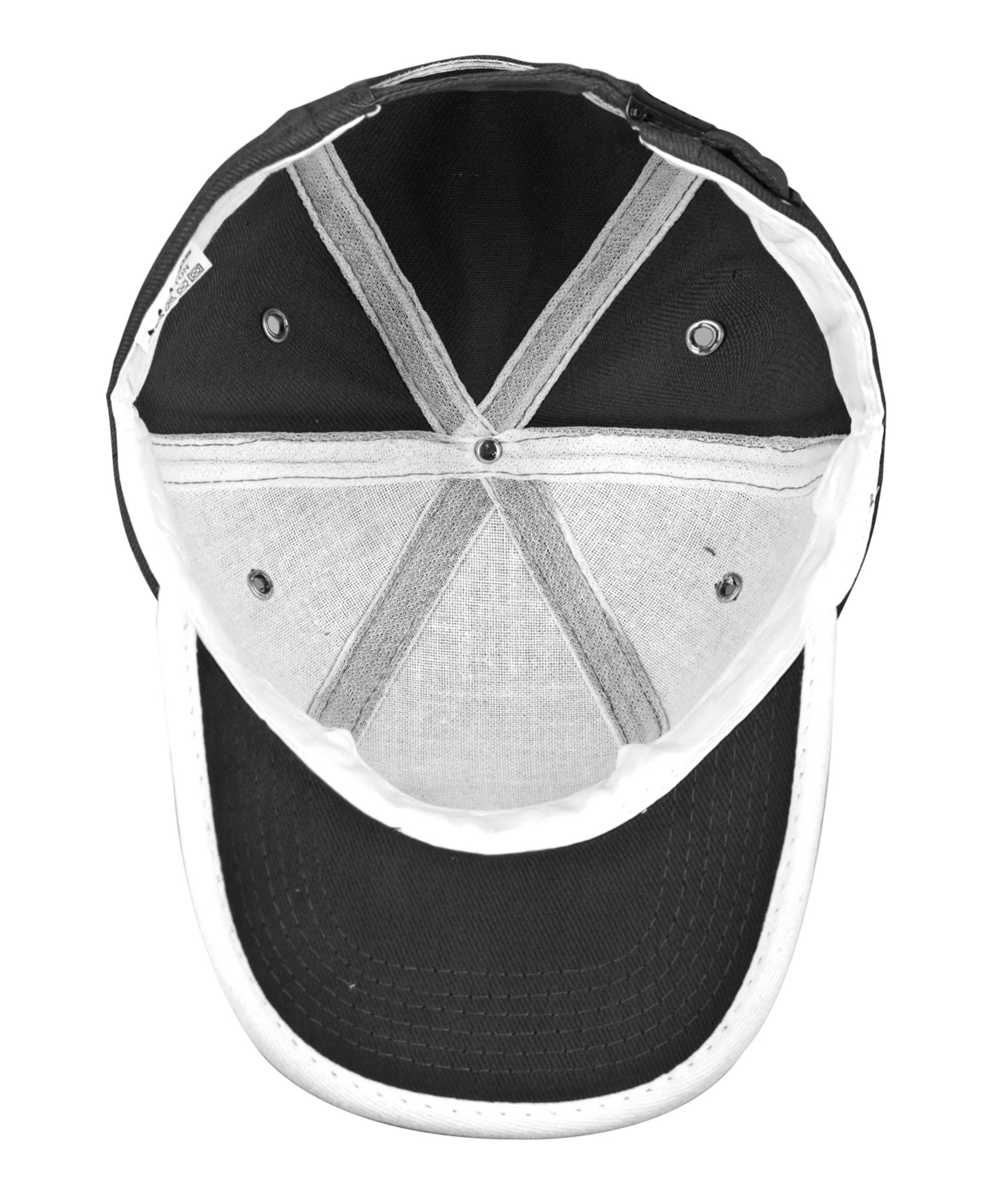Бейсболка Unit Trendy, черный/белый